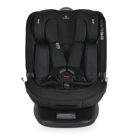 Cangaroo GTS i-Size 40-150cm auto sedište Black - sigurnosni pojasevi i uložak
