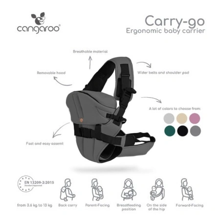 Cangaroo Kengur nosiljka za bebe Carry Go