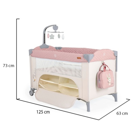 Cangaroo Krevetac Indiana 2 nivoa Pink