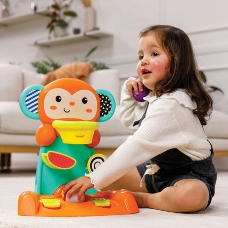 Infantino hoop set sa svetlećom i teksturiranom lopticom