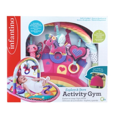 Baby play gym sa glodalicom i zvečkama