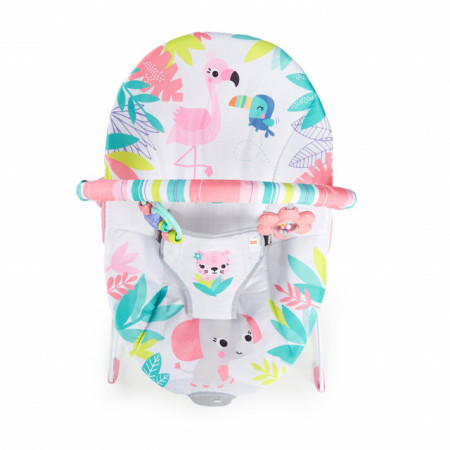 Kids II Bright Starts Lezaljka sa vibracijom Flamingo Vibes 12228