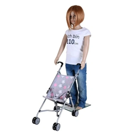 Kolica za lutke Knorr Toys SIM Star grey pink veličina za decu