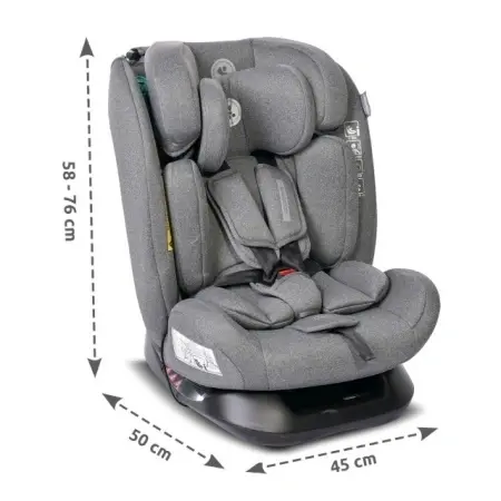 Lorelli Scorpius i-Size auto sedište 40-150cm Grey - dimenzije