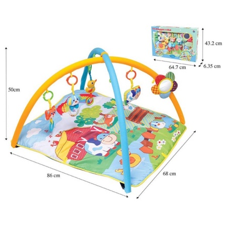 Parkfield Gimnastika podloga za bebe - domace zivotinje 81536