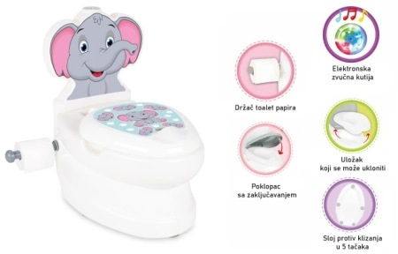 Pilsan Noša za decu mini toalet Elephant