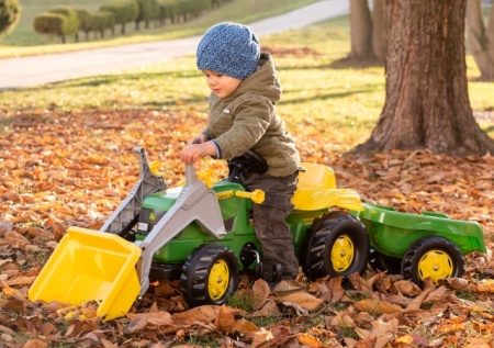Traktor Rolly Kid John Deere utovarivač sa prikolicom 023110