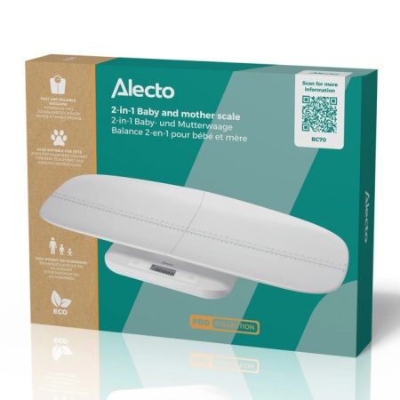 Alecto Digitalna vaga za bebe sa merenjem dužine BC70