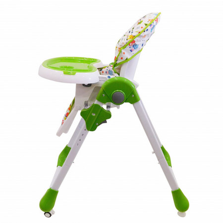 Asalvo Stolica za hranjenje Wheels Jungle Green ASA-14900