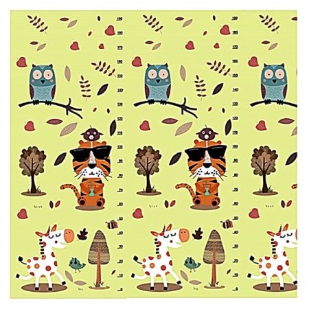 BBO podloga za bebe 180x200 cm – šareni Cool Cat dezen