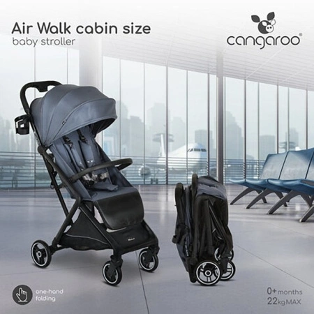 Cangaroo Kolica AIRWALK Graystone 22kg