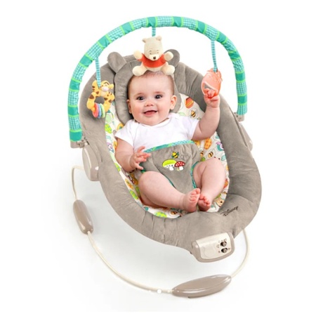 Kids II Disney Baby Muzička ležaljka sa vibracijom Winnie the Pooh Dots &amp; Hunny Pots 60256
