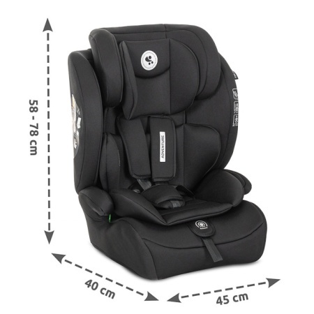 Auto sedište za decu Lorelli Adventure Black Jasper - dimenzije