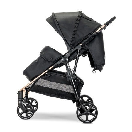 Dupla kolica za bebe sa podesivim naslonima - Lorelli DUO Black