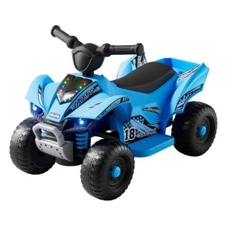Mini Quad 6V plavi – udobno sedište i komande kvada na akumulator