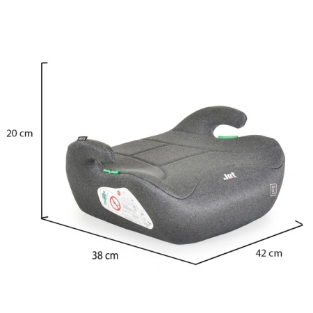 MONI Auto sedište Buster JET Dark Grey 125-150cm 