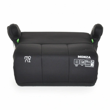 MONI Autosedište Booster MONZA SA ISOFIXOM 125-150 cm Black