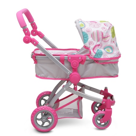 MONI Kolica za lutke Pink Rose