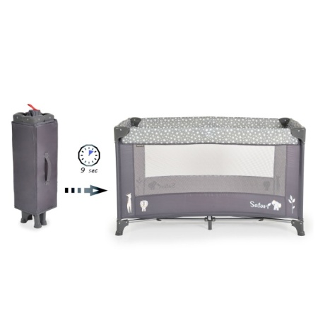 MONI Krevetac Safari 1 nivo Graphite