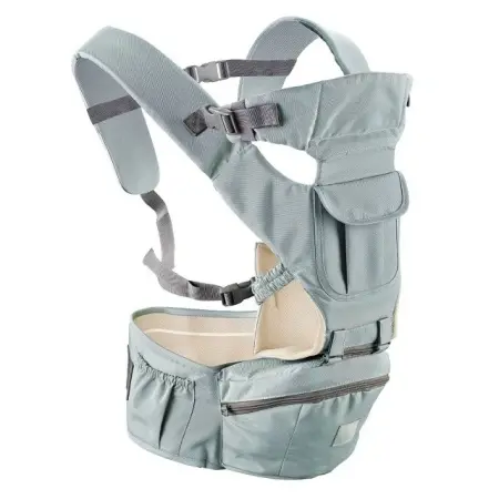 Nosiljka za bebe BBO GoBaby za svakodnevne šetnje - dezen Silver Grey