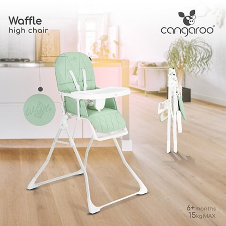 Cangaroo Stolica za hranjenje Waffle Green