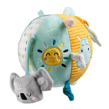 Eurekakids CUCU Ball senzorna lopta sa zvečkom i šuškavim elementima