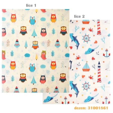 Jungle dvostrani tepih za igru 150x180x0,8cm