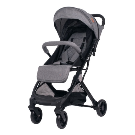 Jungle Quad baby kolica dezen Siva melanž – točkovi i konstrukcija