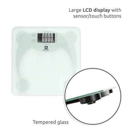 Elektronska vaga za bebe i odrasle 2u1 Lorelli MEASURE &amp; CARE