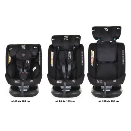 MONI Auto sedište Serengeti I-Size 40-150cm Isofix Black
