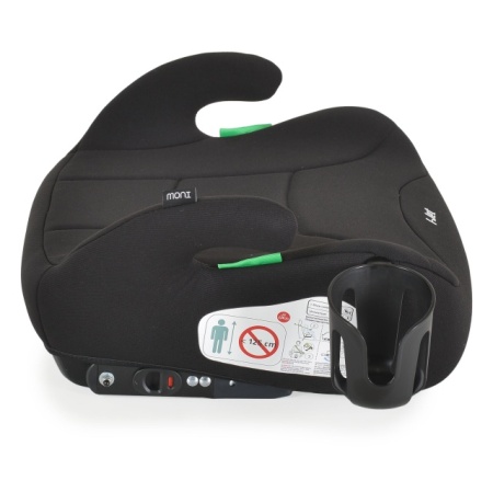 MONI Autosedište Booster I-JET Isofix 125-150cm Black