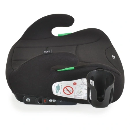 MONI Autosedište Booster I-JET Isofix 125-150cm Black