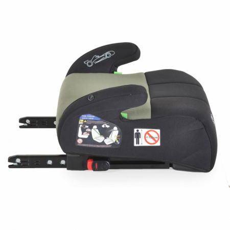 MONI Autosedište Booster MONZA SA ISOFIXOM 125-150 cm Green