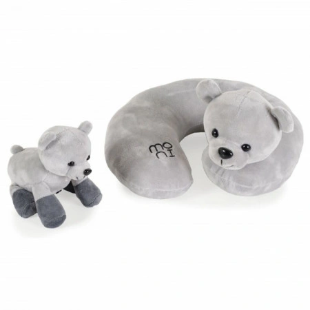 Moni Serengeti Light Grey - igračka i putni jastuk