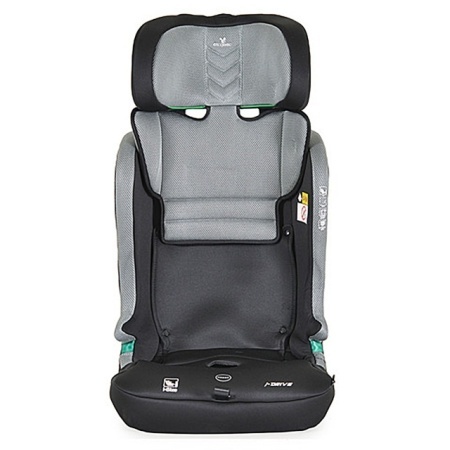 Cangaroo iDrive auto sedište za decu od 76 do 150 cm prati rast deteta - Titanium Grey dezen