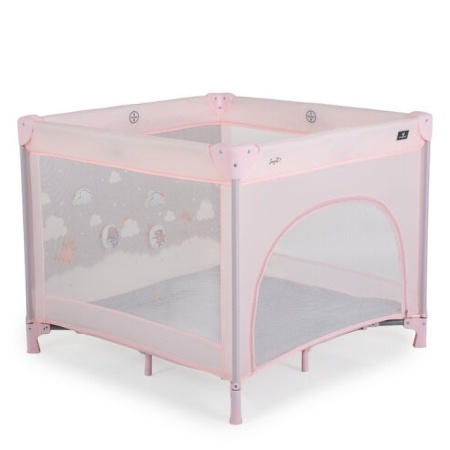 Prenosiva ogradica za igru i spavanje Joyzi Pink
