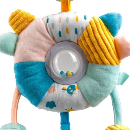 Eurekakids Cucu Rattle 2 senzorna zvečka sa prstenom za držanje