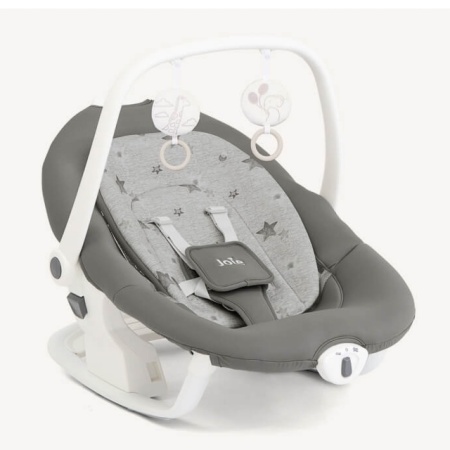 Joie Serina 2in1 sigurna ljuljaška za bebe od rođenja - dezen Cosmo Grey