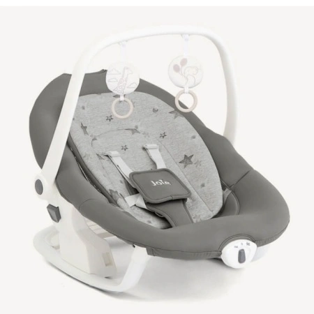 Joie Serina 2in1 sigurna ljuljaška za bebe od rođenja - dezen Cosmo Grey