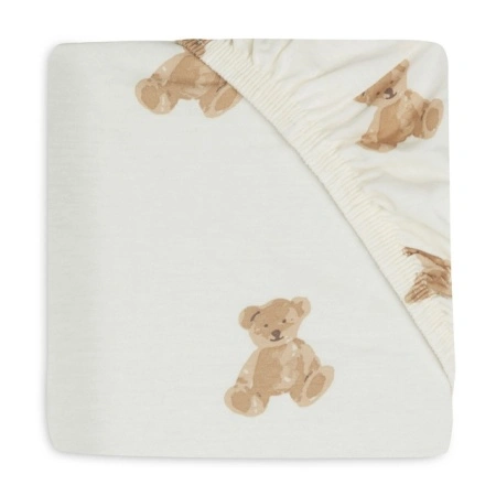 Jollein Fitted Sheet Teddy Bear – elastični rubovi za savršeno prijanjanje