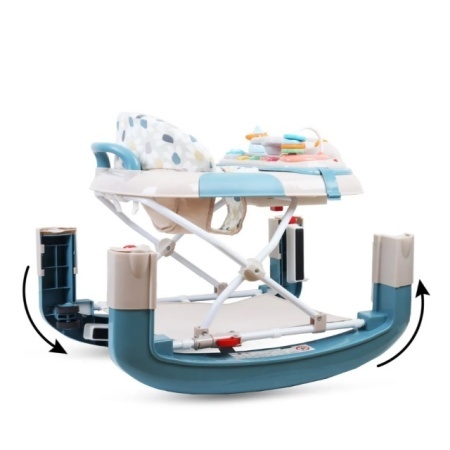 Dubak za bebe Jungle Klik Klak Blue 2u1
