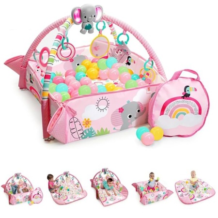 Kids 2 Baby Bright Starts Podloga za igru 5 u 1 Rainbow Tropics