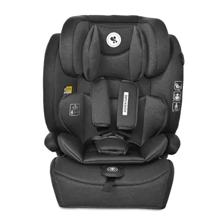 Lorelli Adventure auto sedište za decu sa podesivim naslonom za glavu - Black Jasper