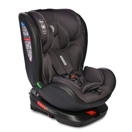 Lorelli Autosedište Nebula I-Size Isofix 40-150cm Black 360°
