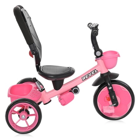 Lorelli Tricikl REVEL Pink Grunge bočno