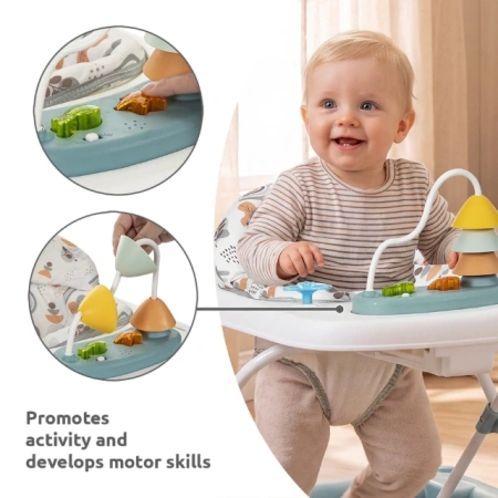 Lorelli Walkigo Blue dubak za bebe pruža aktivnost i zabavu