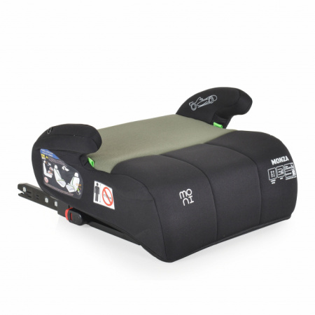 MONI Autosedište Booster MONZA SA ISOFIXOM 125-150 cm Green