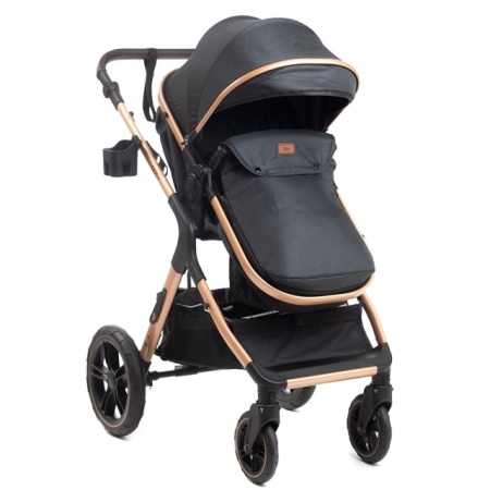 BBO Kolica DORY SET 2u1 Black prednja strana