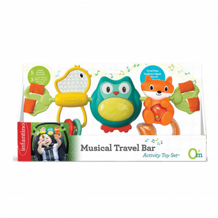 Infantino Music travel bar Drugari za kolica i auto sedište
