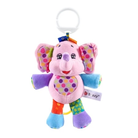 JollyBaby Muzička igračka na potez Slonići
